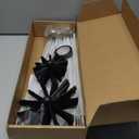 Particle Furnace Cleaning Brush, 4"/6" Brush ,Chimney Brush,Dryer Vent Cleaner Kit,Flexible Rods (22PcsRods+1Pcs 4"+1Pcs 6" Brush)