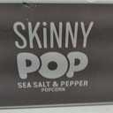 SkinnyPop Popcorn, Sea Salt & Pepper, Whole Grain, Dairy-Free Snack, 4.4oz Bags (12ct), BBD 09 26 2026 