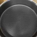 SNOWCLAD Frying Pans Nonstick with Lid,Hybrid Non Stick 5 Quart Saute pan,PFOA Free Cookware,Stainless Steel skillet,12 inch Deep Saute Pan,Dishwasher&Oven Safe,Works on All Cooktops