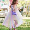 Light Up Princess Dress Up for Girls 3 4 5 6, Toddlers Dress Up Clothes, Princess Toy for Kids Birthday Gift