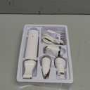 Dog Clippers Grooming Kit Hair Clipper-Low Noise Paw Trimmer- Rechargeable - Cordless Quiet Nail Grinder Shaver for Cats and Other Pets (Silver)