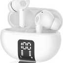 Language Translator Earbuds Two Way Real-time Translator Device Support 144 Languages 2024 Online Voice Translation with Bluetooth & APP Fit for iOS & Android(M10-White)