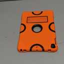 Case for iPad 6th / 5th Generation (9.7 Inch, 2018/2017 Model), Heavy Duty Shockproof Rugged Protective Case for iPad 9.7 Inch 2018/2017 (Orange)