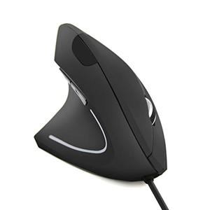 FLY WAY Left Handed Mouse,Ergonomic Vertical USB Wired Mouse 800/1200/1600 DPI Optical 6 Buttons Gaming Mice for PC Laptop Computer Desktop Mac (Left Hand)