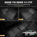 X6 Floor Mats & Cargo Liners Compatible with 2020-2025 2026 BMW X6 | AOMSAZTO All Weather Floor Mats for X6 Accessories Anti Skid Floor Liners Trunk Mat