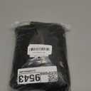 Blackout Crib Canopy Cover Stretchy Breathable Travel Netting Tent and Shade Stretch Up to 40"30" for Indoor and Outdoor Children's Sleep Safety (Black)