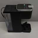 Single Serve Coffee Maker, Iced and Hot Coffee Machine for K Cup & Grounds, Compact Design, 40oz Removable Water Reservoir, 6 to 24 Oz Brew Sizes, Fits 7.3" Travel Mug, Black