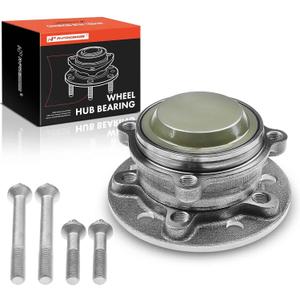 A-Premium Front Wheel Bearing and Hub Assembly Compatible with Mercedes-Benz C300 2015-2023, C350e 2016-2018, E300 2017-2019, E350 2020-2023, E450 2019-2023, E400, E43 AMG, GLC300, CLS450, GLC43 AMG