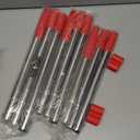 Pooper Scooper, Long Handle Dog Pooper Scooper, Heavy Duty Stainless Steel Rake with Tray & Spade Set for Pet Waste Removal, for Grass, Dirt or Gravel (Red)