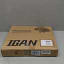 IGAN Small Inverter Generator Tent Cover While Running, Compatible for Honda and Most 1000~2300 Watts Generators, Portable Outdoor All-Weather Tarpaulin Cover for Rain, Black