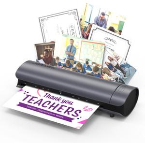 Office Presentation Laminator Machine 11x17 with Laminating Sheet A3/A4/A5, 3/5 Mil Thermal Cold Laminating Machine 13 inch Wide, 60s Warm-Up Office Presentation Laminator Machine (Gray)