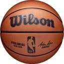 WILSON NBA Official Game Basketball - Brown, Size 7-29.5"