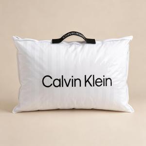 Calvin Klein 650 Fill Power Feather Down Bed Pillow King Size, Made in USA