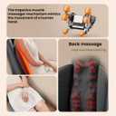 Back and Neck Massager, Gifts, Massage Seat, Shiatsu Massage Chair with Heat and Vibration for Neck, Back, Shoulders, Use at Home and Office, Black