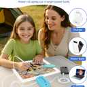 Electric Diamond Art Painting Pen, Vacuum Diamond Painting Pen Tools No Wax Needed for Adult/Kids, Precision Adsorption Diamond Art Pen Accessories, Portable USB Powered Ergonomic Design (Blue)