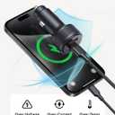 USB-C Car Charger for iPhone 17, 167.5W Max 3-Port Type-C Fast Charging Cigarette Lighter,Charger Adapter for iPhone 17/16/15/14/13,Samsung S24/S23/S22,Pixel,iPad Air,AirPods,Android