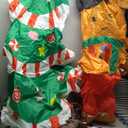 8FT Christmas Inflatables Outdoor Decorations, Blow Up Yard Decoration(Gingerbread Man & Christmas Tree)