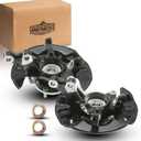 Front Driver & Passenger Side Wheel Bearing Hub Steering Knuckle Assembly For Toyota Corolla 2003-2008 Replace For 698-389 698-388 43502-32080 47781-12240 2PCS