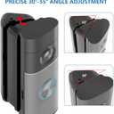 R-ing Doorbell Angle Mount, 30-55 Adjustable Door Mount for R-ing Battery & Wired Doorbell/Pro/Plus (2nd Gen) and Wired Pro 3rd Gen, Widen Corner View Kit, Left/Right Universal Installation