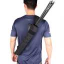 Archery Lightweight Back Arrow Quiver Dual Use Foldable Compact Hip Arrows Bag with Molle System Hanged for Target Shooting