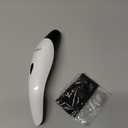 LuckyTail Pet Nail Grinder for Dogs and Cats - Super Quiet and Low Vibration Electric Dog Nail Grinder with 2 LED Lights - USB Rechargeable and Cordless - 2 Speeds - Small to Large Pets (White)