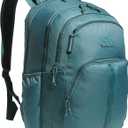 adidas Prime Backpack for Work, Travel Bag for Women and Men with Padded Compartment for Laptop (One Size, Preloved Teal Green/Black)