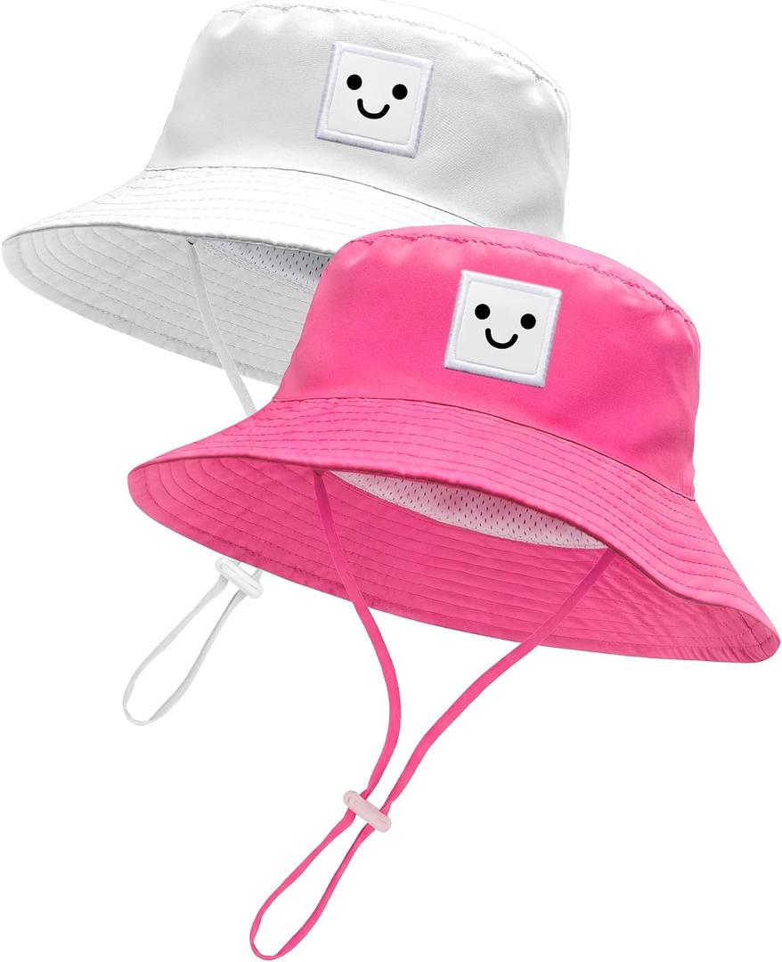 Baby Sun Hat Toddler Bucket Hats UPF 50+ Kids Summer Sun Protection Beach Hat for Boys Girls