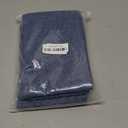 Home Brilliant 12 x 20 Linen Lumbar Pillow Cover Rectangular Decorative Pillow Cases for Couch Bed Sofa, 12x20 inches, Set of 4, Navy Blue