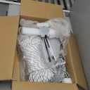 Heavy Duty Boat Anchor Kit, 5/8/10/13/18/25 lb Galvanized Danforth Anchor with Anchor Chain, Shakles and Boat Anchor Rope, Fluke Anchor Kit for Boats Pontoon, Deck, Fishing, and Sail (8 lb(Fits 12-22 FT Boats))