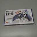 Revolver  Pistol, Interlocking Foam Dart Blaster, Safe and Fun Shooting Game for Boys, Puzzle Toys with Soft Bullets, Suitable for 14+ Years Old Boys and Girls (Grey)