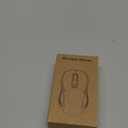 WisFox 2.4G Wireless Mouse for Laptop, Ergonomic Computer Mouse with USB Receiver and Type-C Adapter, 3 Adjustable Levels, 6 Button Cordless Wireless Mice for Windows Mac PC Notebook (Black)