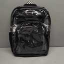 PAMANO Clear Backpack Transparent Heavy Duty School PVC Bookbag See Through Bag Boys and Girls for College Work Travel Security