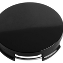 2.5Inch 63MM Wheel Center Caps for Toyota Corolla Camry Highlander RAV4 Rim Hub Caps, Pack of 3 (Gloss Black, Outer 63MM, Inner 61MM, Easy DIY Installation)