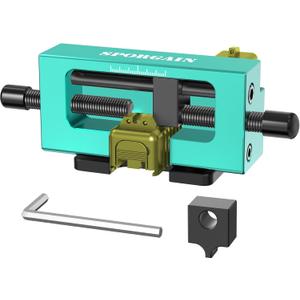 Professional Handgun Sight Pusher Heavy-Duty Tool for Front Rear Sight Adjustment Fits 1911 Glock Sig Springfield (Cyan)