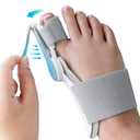 Bunion Corrector for Women Men - Adjustable Bunion Splint Day Night for Big Toe Separator for Bunion Relief, Orthopedic Toe Straightener Suitable for Left and Right Feet 1PCS