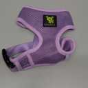 EcoBark Dog Harness - Eco-Friendly Max Comfort Harnesses - Luxurious Soft Mesh Halter - Over The Head Harness Vest- No Pull and No Choke for Puppy, Toy Breeds & Small Dogs (Small, Lavender)