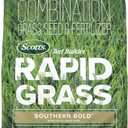 Scotts Turf Builder Rapid Grass Southern Gold Blend for Tall Fescue Lawns - Combination Grass Seed & Lawn Fertilizer, Covers Up to 5,280 sq. ft., 16 lb.