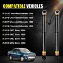 84176631 84178213 4PCS Z95 Front & Rear Shocks Struts Assembly Magnetic Ride Control Suspension Compatible with Chevy Silverado 1500 2015-2018,fits for GMC Sierra 1500 2015-2018