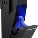 Safe Biometric Pistol Safe Fingerprint Drop Down Mount Handgun Safe Under Table for Desk Bedside Nightstand