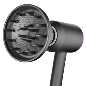 Hair Diffuser Attachment Nozzles for Dy-son Supersonic Hair Dryer HD01 HD02 HD03 HD04 HD08 HD15 Tools Accessaries Parts, Upgraded Magne-tic Diffuser Attachment, Black