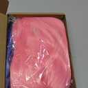 2 Pack Colored Bob Wigs and Heart Sunglasses Set, Blue Pink Short Straight Bob Wig with Bangs Neon Party Colorful Synthetic Hair for Women Men Halloween Costume Bachelorette Party Favors