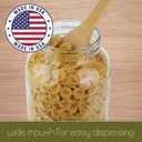 kitchentoolz Gallon Jar 1 Gallon Glass Jar with Lid Gallon Mason Wide Mouth Large Glass Jar for Fermenting, Pickling, Canning, Fermentation Jar, Kombucha, and Food Storage Made in USA