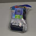 Hanes Boys' Underwear, Boxer Briefs for Boys and Toddlers, Soft Cotton, 7 and 10 Packs (Large, Grey/Blue/Black/Red)