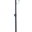 Portable IV Pole Collapsible for Traveling, Adjustable IV Pole Stand Feeding Tube Holder Stand, for Pediatric Nursing Clinic Home Care Travel (Black)