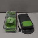 Mueller Pro-Series 10-in-1, 8 Blade Vegetable Chopper, Onion Mincer, Cutter, Dicer, Egg Slicer with Container, French Fry Cutter Potato Slicer, Home Essentials, Salad Chopper,Gray/Green