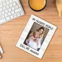 Beliran Nonna Gifts Picture Frame 5x7, Grandma Photo Frame, Christmas Mothers Day Birthday Gifts for Nonnas, My Favorite People Call Me Nonna Wooden Picture Photo Frames for Desk Home Room Decor