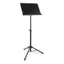 On-Stage SM7211B Professional-Grade Folding Orchestral Sheet-Music Stand (Portable, Folding, Nonslip Rubber Feet, Adjustable Height and Bookplate, Black)
