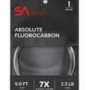 Scientific Anglers Absolute Fluorocarbon Leader (9ft - 5X, Clear)