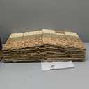 13x13 Storage Cube Bins, Wicker Storage Basket for Cube Shelf, Natural Foldable Cube Storage Bin, Cube Storage Baskets, Large Woven Baskets, Square Wicker Baskets for Organizing Set of 4 (13x13x13)