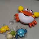 Baby Bath Toys for Toddlers, Crab Bath Bubble Maker with 12 Songs, 3 Pack Wind-up Pool Toys for Kid, Bathtub Toys As Birthday Gift for Boys Girls